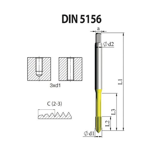 NOGA DINー5156 高性能 転造タップ G1/2ー14 XT7 FD5156CG1/27XT 1セット(3本)（直送品）