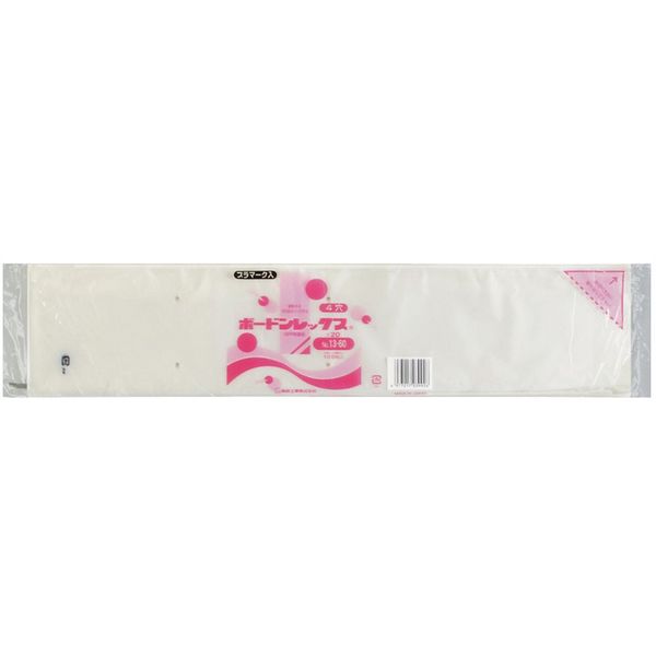 福助工業 福助 ボードンレックス#20NO.13ー60 4穴プラ 100枚入 0454133 1セット(4000枚:100枚×40袋)（直送品）