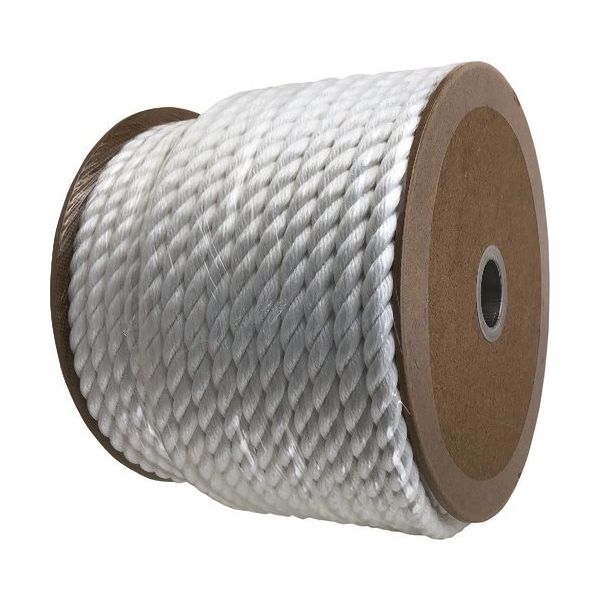 ユタカメイク ポリエステルロープ ドラム巻 12mm×45m RS-N6 1セット(45m) 460-0229（直送品）