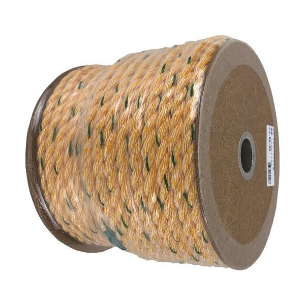 ユタカメイク KPロープ ドラム巻 12mm×45m RK-N6 1セット(45m) 474-4370（直送品）