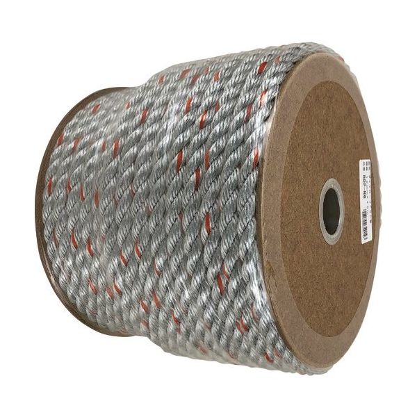 ユタカメイク ダイヤロープ ドラム巻 12mm×45m RDP-N6 1セット(45m) 460-0222（直送品）