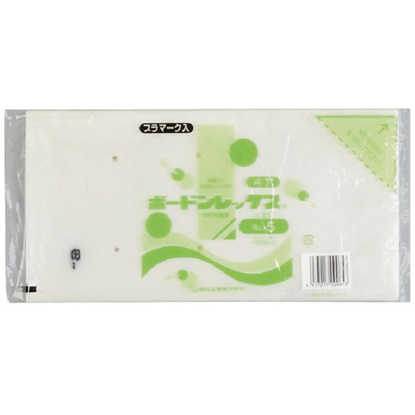 福助工業 福助 ボードンレックス#25NO.5 4穴プラ 100枚入 0451479 1セット(6000枚:100枚×60袋)（直送品）