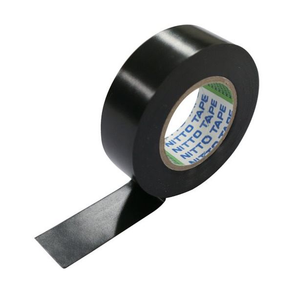 日東電工 日東 脱鉛タイプビニールテープNo.21 15mm×20m 黒 21-15BK 1セット(77巻) 450-2535（直送品）