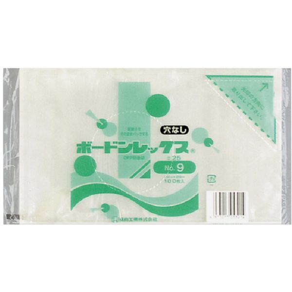 福助工業 福助 ボードンレックス#25NO.9 穴なし 100枚入 0451363 1セット(8000枚:100枚×80袋)（直送品）