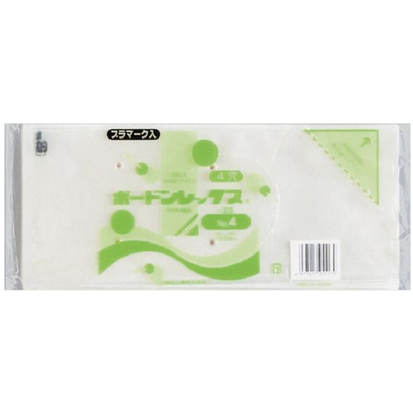 福助工業 福助 ボードンレックス#25NO.4 4穴プラ 100枚入 0454486 1セット(8000枚:100枚×80袋)（直送品）