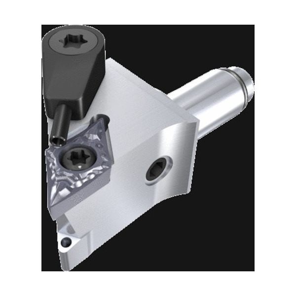 タンガロイ タング・ターン・ジェット スクリューオン式ヘッド QCーJSDJ2CRーCHP QC12-JSDJ2CR07-CHP 1個（直送品）