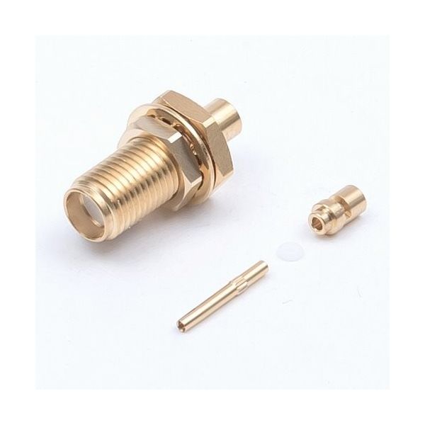 トーコネ TYC SMAコネクタバルクヘッドジャック SMA-BJ-1.13AS(AU) 1個 474-9097（直送品）