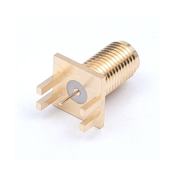 トーコネ TYC SMAコネクタプリント基板用レセプタクル SMA-PC(AU) 1個 474-7554（直送品）