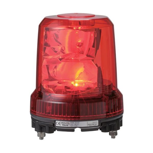 パトライト LED回転灯 レッド RLR-04-R 1個 388-9141（直送品