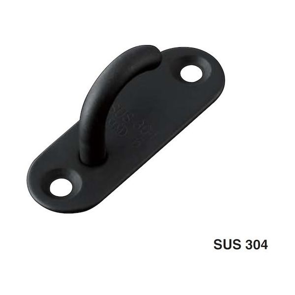 ふじわら ブラックオープンパッドアイ 6mm OPD-6B 1個 524-2714（直送品）