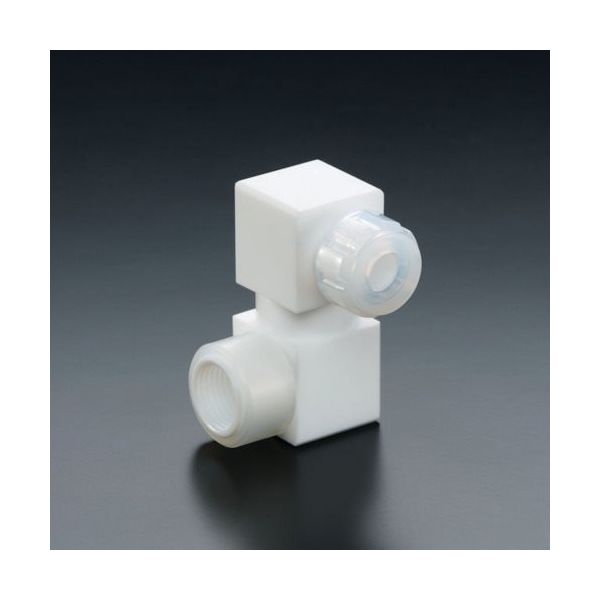 フロンケミカル フッ素樹脂フレキシブルハーフオスジョイント3/8パイ×RC1/4 NR1652-014 1個 735-4223（直送品）