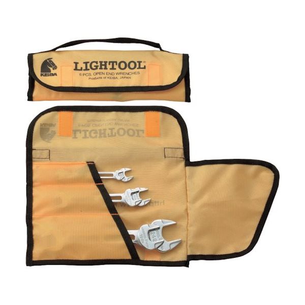 マルト長谷川工作所 KEIBA ライツール 両口スパナ 6pcsセット OE-006S-L 1組 411-6469（直送品）