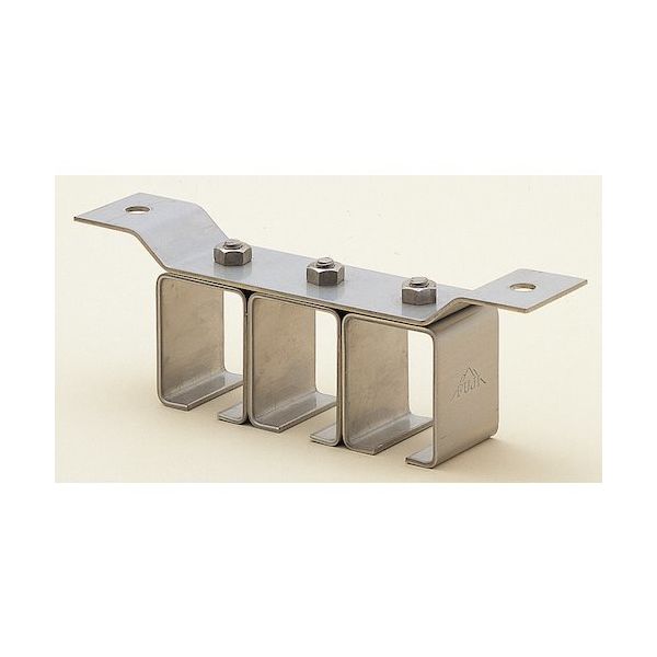 ヤボシ 天井受三連(ステンレス製) 2号 S2T3 1個 494-7544（直送品）