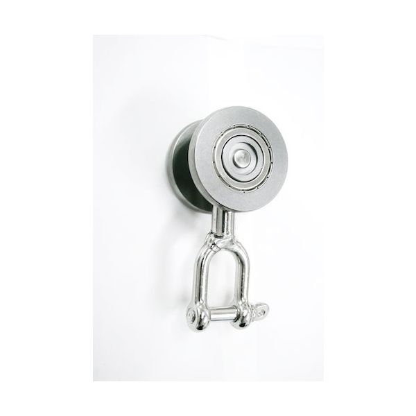 ヤボシ シャックル付単車(ベアリング入)(ステンレス製) 3号 S3TNBSH 1個 494-5889（直送品）