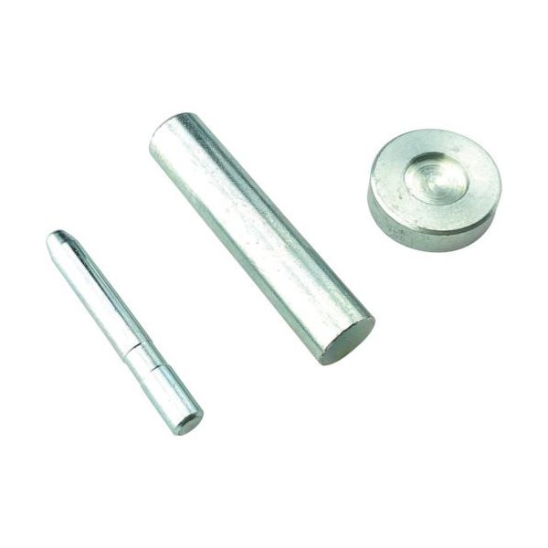 ユタカメイク 平ベルト金具 手打ち式カシメ 台座セット 打棒・ハトメ棒・台座(各1個) JO-DS 1袋(1式) 474-4351（直送品）