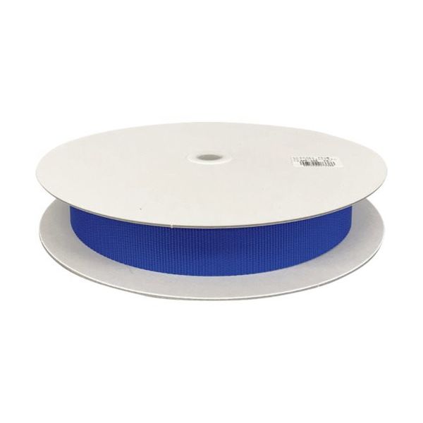 ユタカメイク ベルト ポリプロピレン(PP)平ベルト ドラム巻き t1.2×38mm×25m ブルー PAPE-308 1巻（直送品）