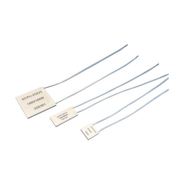 加島 マイクロセラミックヒータ SCPU25×25 100V 100W SCPU25-25 1枚 514-0523（直送品）