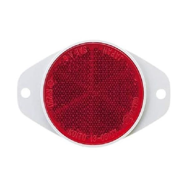 小糸製作所 小糸 リフレックスリフレクター 55A 赤 NRRP55ASG 1個 566-9605（直送品）