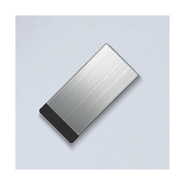 石黒製作所 プラパート スライドカバーコンセント・シングル ステンレスカバー 電源 シルバー G141S-E-S 1個 474-5155（直送品）