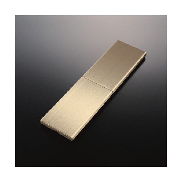 石黒製作所 プラパート スライドカバーコンセント・ダブル ステンレスカバー 電源/LAN(中継) ゴールド G131S-A6-GD 1個（直送品）