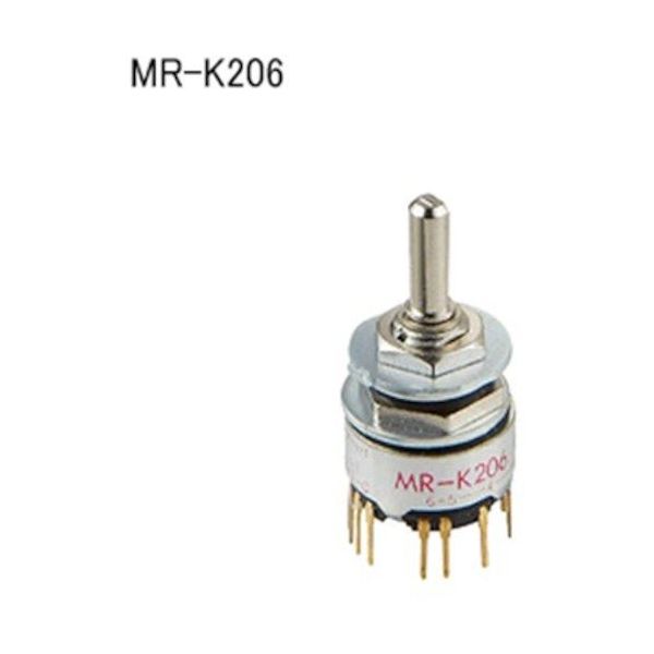 NKKスイッチズ ロータリスイッチ MRシリーズ MR-K206 1個 508-9747（直送品）