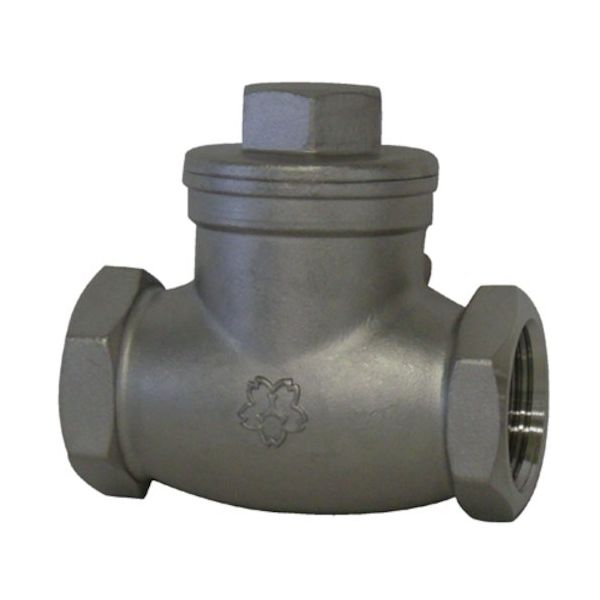 大和バルブ スイングチェッキ ステンレス 10K JV8 40A S10SC 1個 510-3723（直送品）