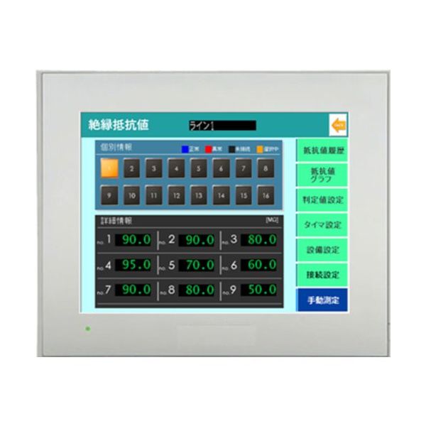 竹中電機 専用表示器GP4401TADーIRS(絶縁抵抗監視装置IRSオプション) GP4401TAD-IRS 1台 441-1175（直送品）