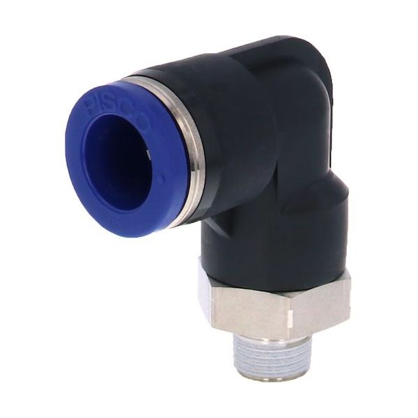日本ピスコ ピスコ チューブフィッティングSUS304 エルボ PL10-01SUS 1個 423-4028（直送品）