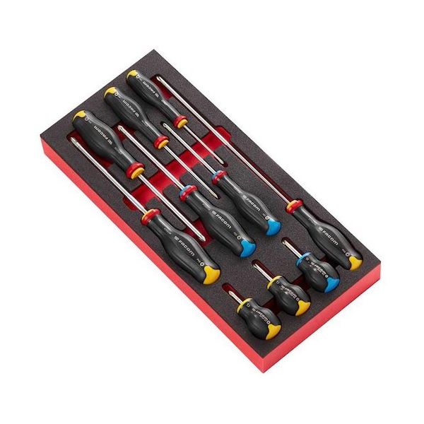 FACOM スクリュードライバーセット MODM.AT5 PROTWIST 10本入り 1個 450-4953（直送品）