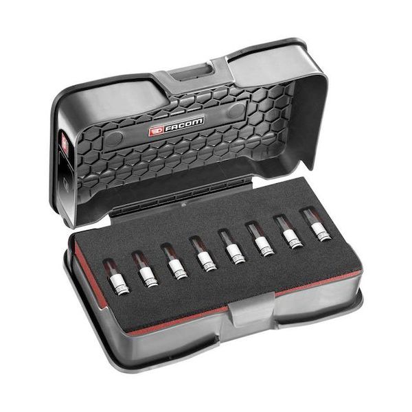 ソケットビットセット RTM.J8MGRPPB 1/4 インチ 8個入 メトリック ヘキサゴン OGV グリップ 2ー8mm 1個（直送品）