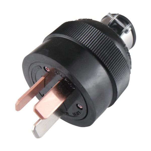 アメリカン電機 平刃形 ゴムプラグ 3P50A250V R532 1個 850-1177（直送品）