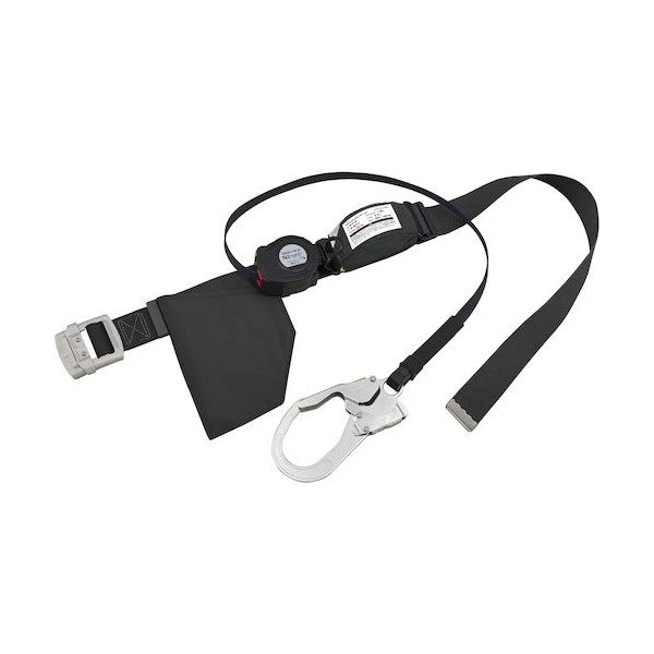 タイタン 胴ベルト型ロック付き巻取式 シングル REELOCK S2NEO 130kg仕様 ブラック SLN505-130-BL 1本（直送品）