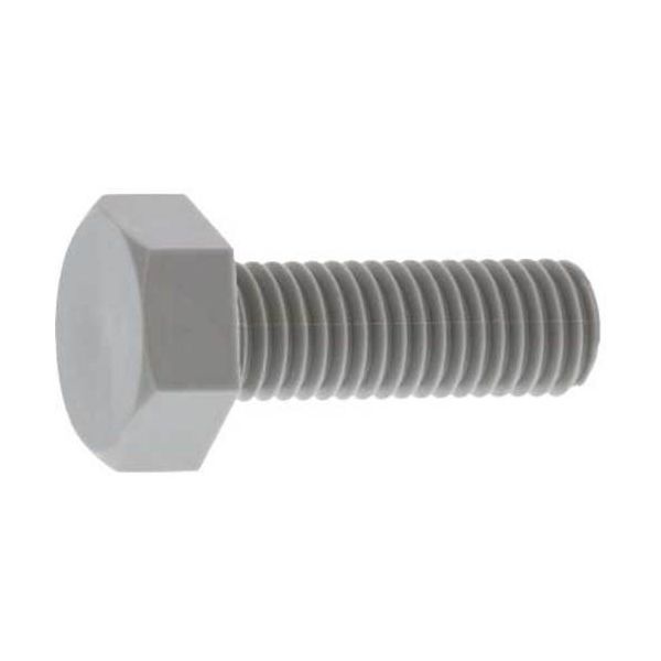 SUNCO PVC(塩ビ)ボルト 4 X 25 (11本入り) K0-00-7001-0040-0250-00-11P 1パック(11本)（直送品）