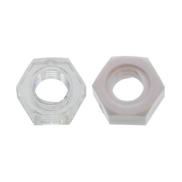 SUNCO ポリカ(白)6角ナット M 10 (24本入り) K0-00-N000-0100-0000-00-24P 1パック(24本)（直送品）