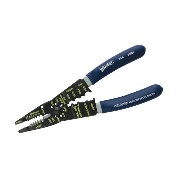 スナップオン・ツールズ WILLIAMS フロントエンドクランプ ワイヤーストリッパー JHW23524 1個 755-1851（直送品）