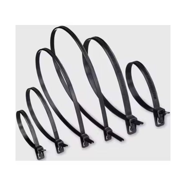 TYTON インシュロックタイ アウトレバー・リピートタイ屋外用(100本入)黒色 幅4.7×長さ150 ORF150-S-W（直送品）