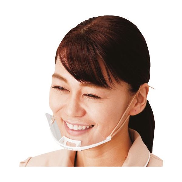 東京硝子器械 TGK 透明衛生マスク交換用フィルム #25768 50入 509-87-05-12 1箱(50個) 186-0629（直送品）