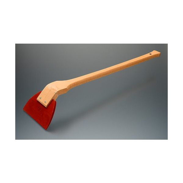 大塚刷毛製造 大塚 柄付ゴムベラ 長柄 赤 大 3003050004 1枚 384-1564（直送品）