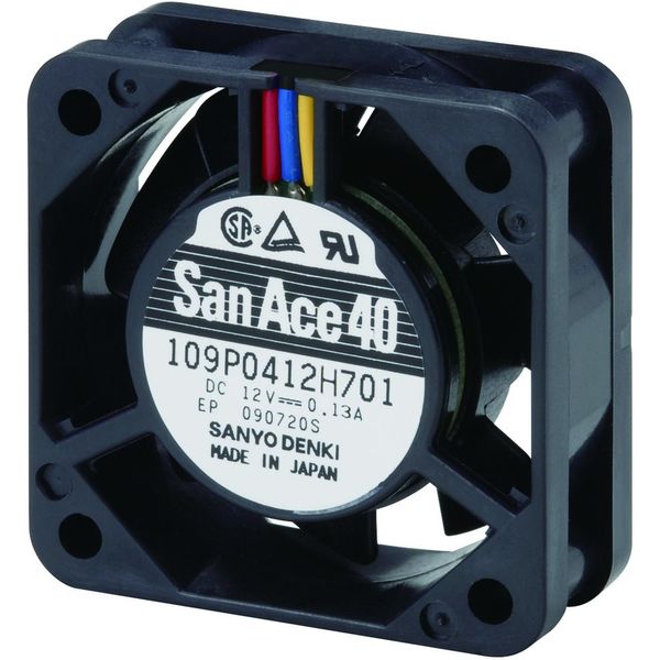 山洋電気 SanAce DCファン(40×15mm DC12V パルスセンサ付き) 109P0412H701 1台 369-8305（直送品）