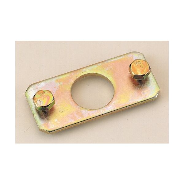 ヤボシ レール固定板(スチール製) 2号 2KB 1個 494-9135（直送品）