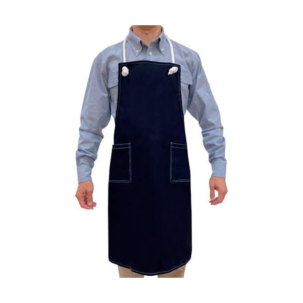 トーマセンイ ビニールエプロン 男女兼用 フリーサイズ コン F 200-NA-F 1枚 442-4566（直送品）