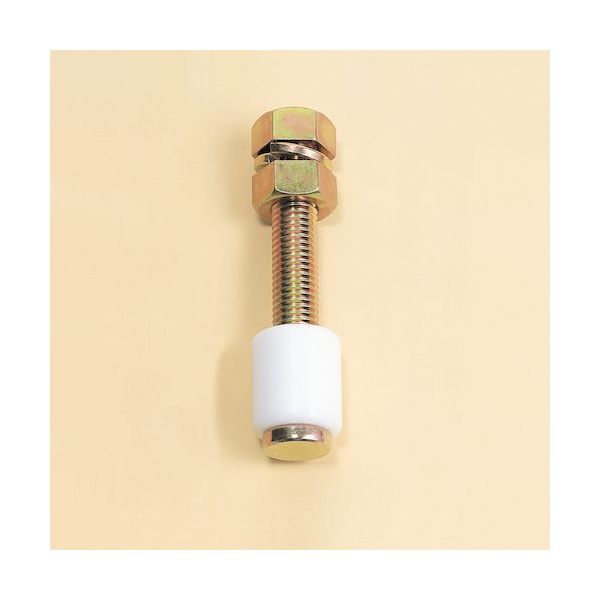 ヤボシ ボルト付ガイドローラー(樹脂ローラー)(スチール製) 3号 3BRL12J 1個 495-2320（直送品）