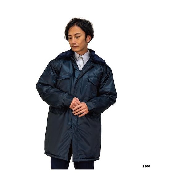 岡潮 警備防寒コート3600 (ユニセックス) LL 3600-LL 1着 482