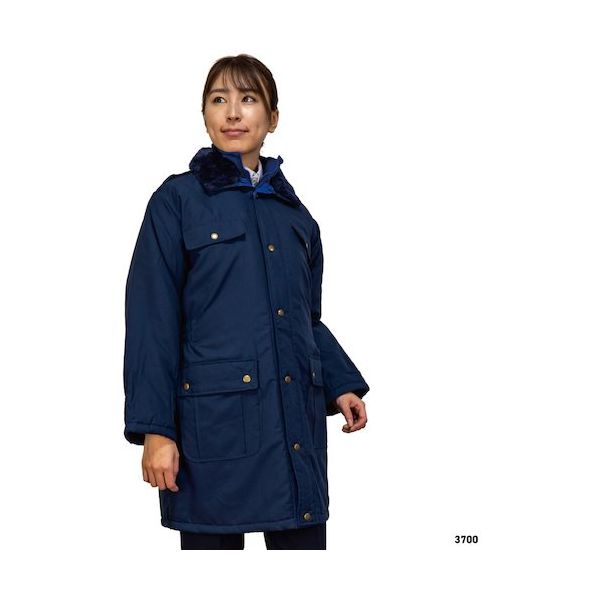 岡潮 警備防寒コート3700 (ユニセックス) 5L 3700-5L 1着 482-4417（直送品）