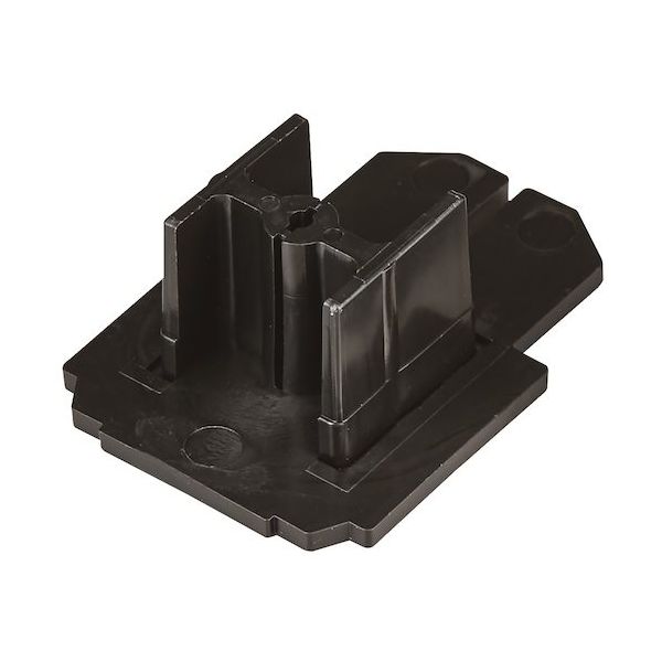 岡田装飾金物 岡田 間仕切カーテン 間仕切サイドポールキャップ(押えバータイプ) 90T41 1個 536-9830（直送品）