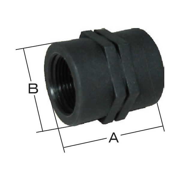 岩崎製作所 樹脂(PP)製 六角ソケット 49SKT15P 1個 510-2183（直送品）