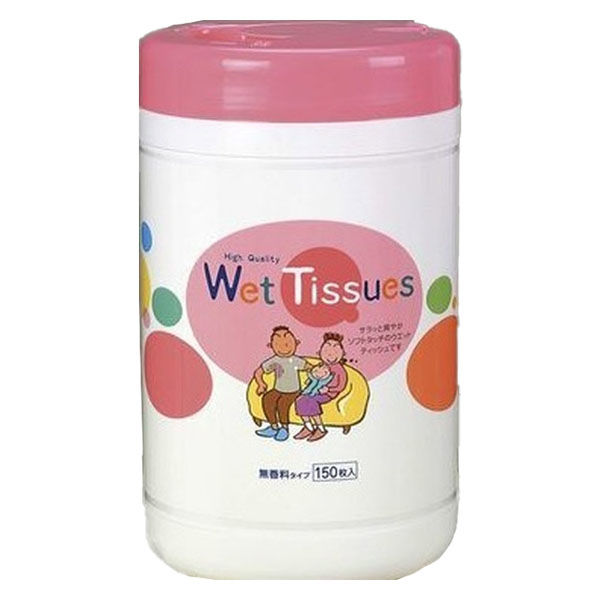 ペーパーテック ウェットティッシュ150枚(ボトル) 4580131000163 1セット(150枚×6点)（直送品）