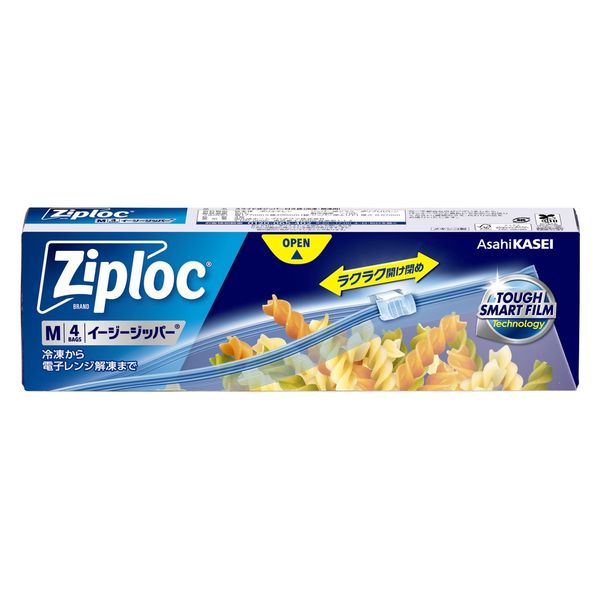 旭化成ホームプロダクツ ジップロック イージージッパーM4枚 4901670114935 1セット(4枚×6点)（直送品）