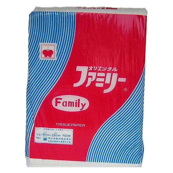 西日本衛材 ファミリー トイレットペーパー 700枚 4902144000112 1セット(700枚×3点)（直送品）