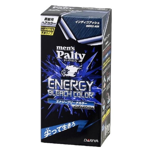 ダリヤ メンズパルティ エナジーブリーチカラー インディゴアッシュ 4904651182220 1セット(1個×3点)（直送品）